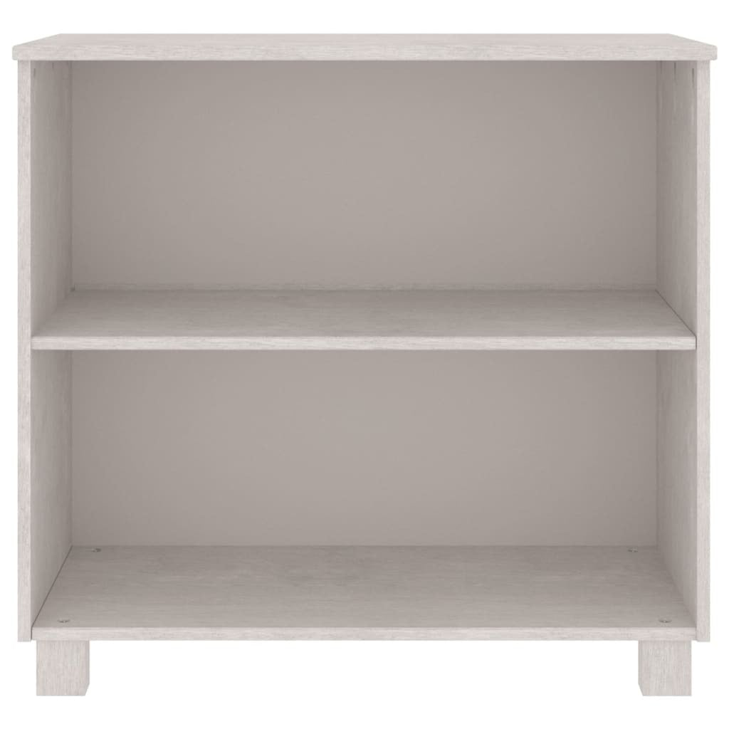Sideboard HAMAR White 85x35x80 cm Solid Wood Pine