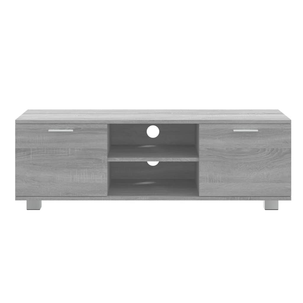 TV Cabinet Grey Sonoma 120x40.5x35 cm Engineered Wood
