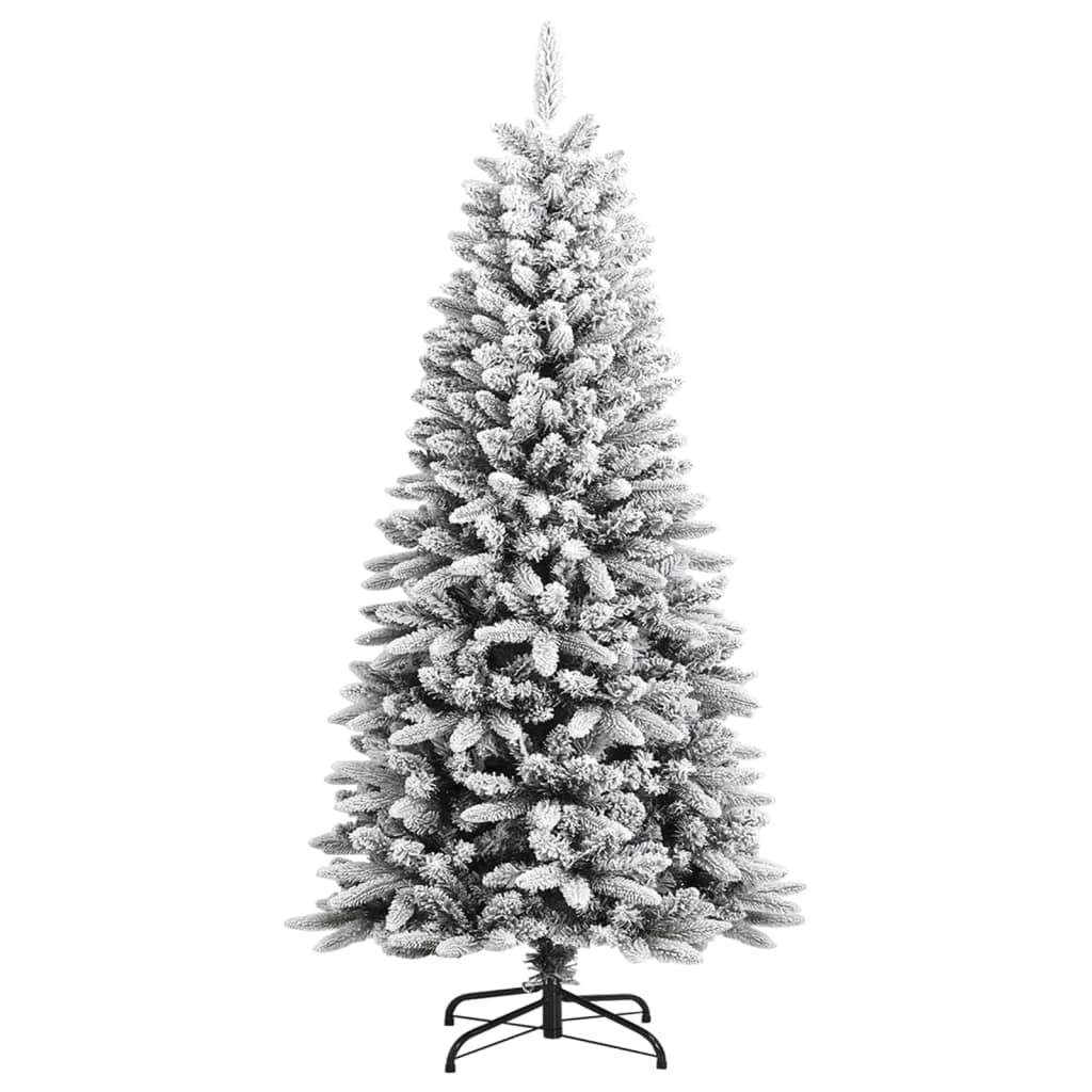 Artificial Christmas Tree with Flocked Snow 120 cm PVC&PE