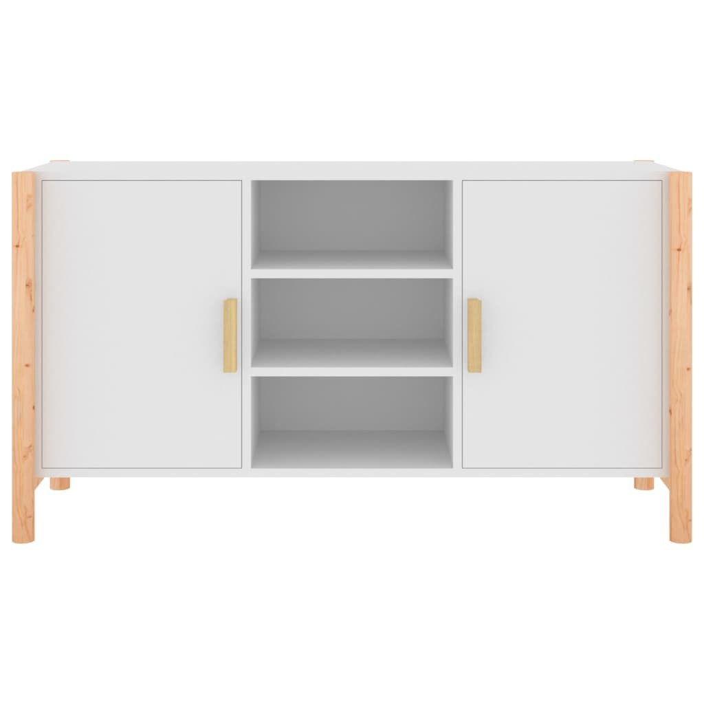 Sideboard White 107x38x60 cm Engineered Wood