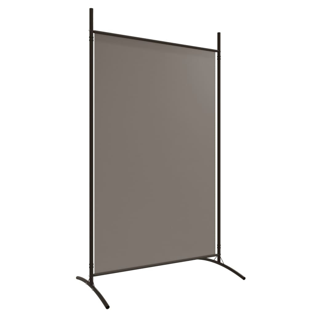 2-Panel Room Divider Anthracite 348x180 cm Fabric