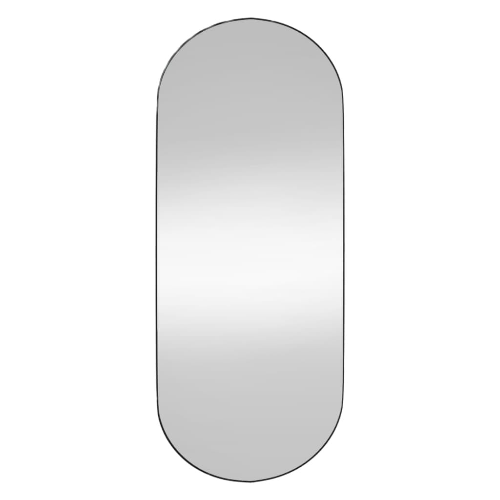 Wall Mirror 35x80 cm Glass Oval