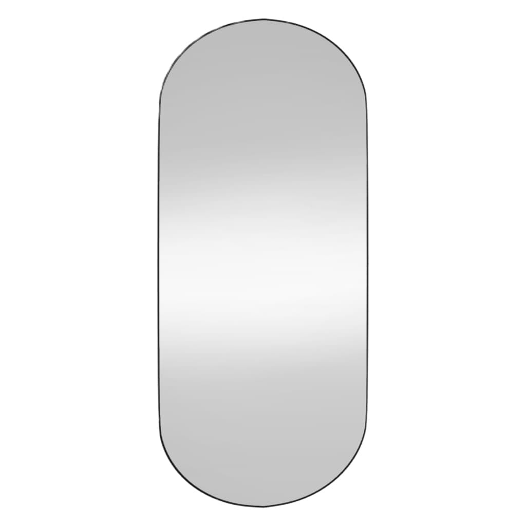 Wall Mirror 45x100 cm Glass Oval
