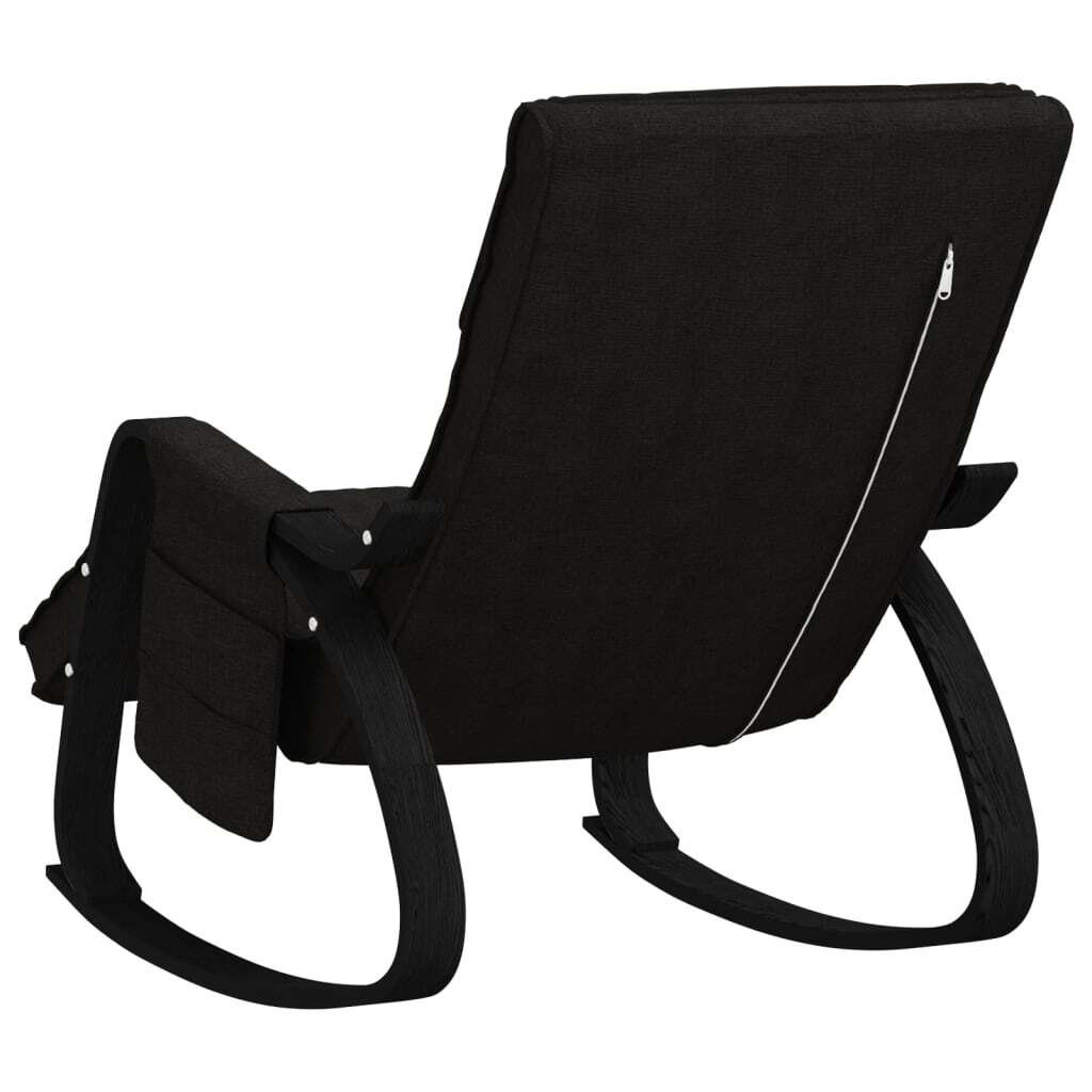 Rocking Chair Black Fabric