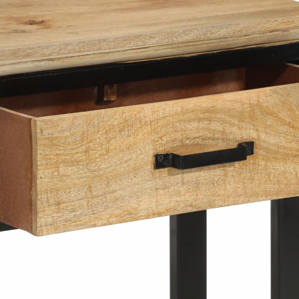 Console Table 110x30x75 cm Solid Rough Wood Mango