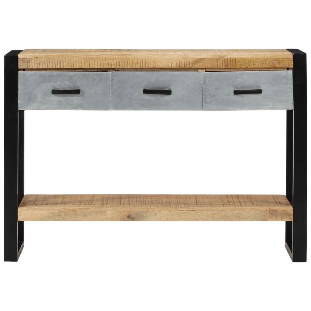 Console Table 110x30x76 cm Solid Rough Wood Mango