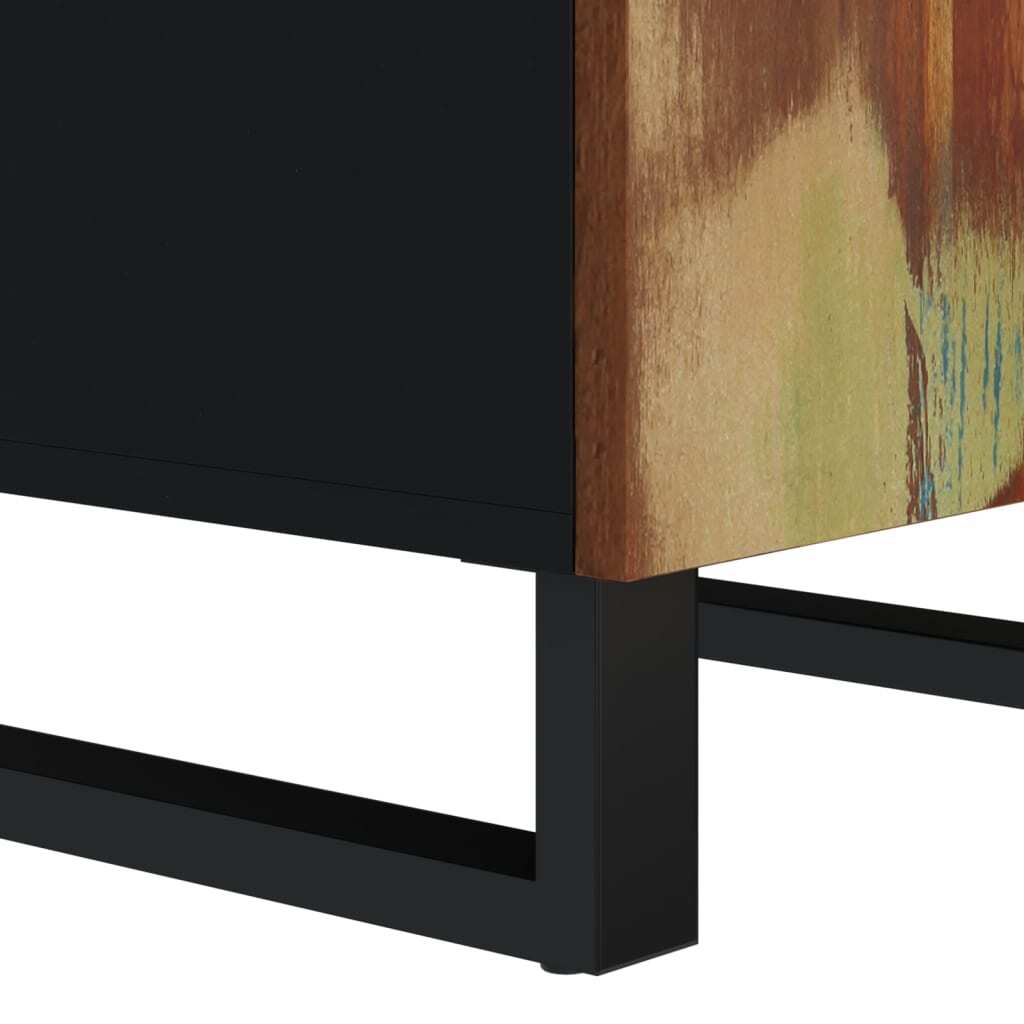 Sideboard with Door 40x31x75 cm Solid Wood Reclaimed