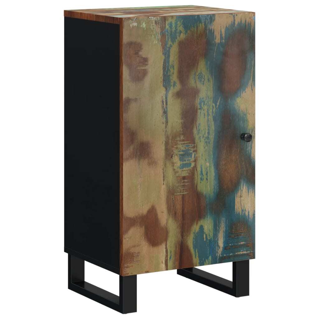 Sideboard with Door 40x31x75 cm Solid Wood Reclaimed