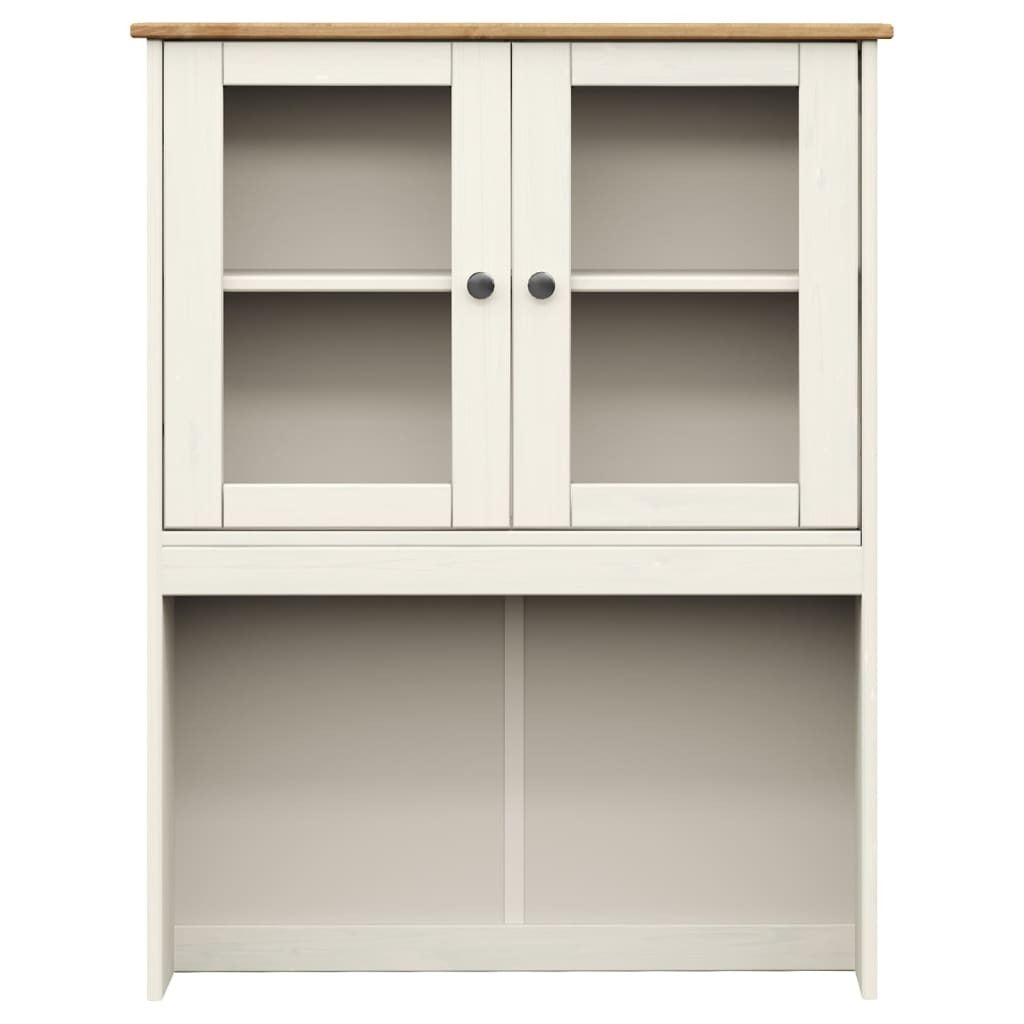 Dresser Top VIGO White 78x30x100 cm Solid Wood Pine