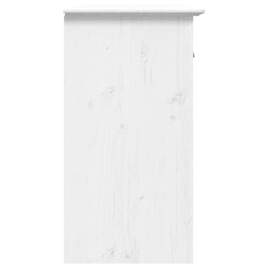 Sideboard BODO White 115x43x79.5 cm Solid Wood Pine