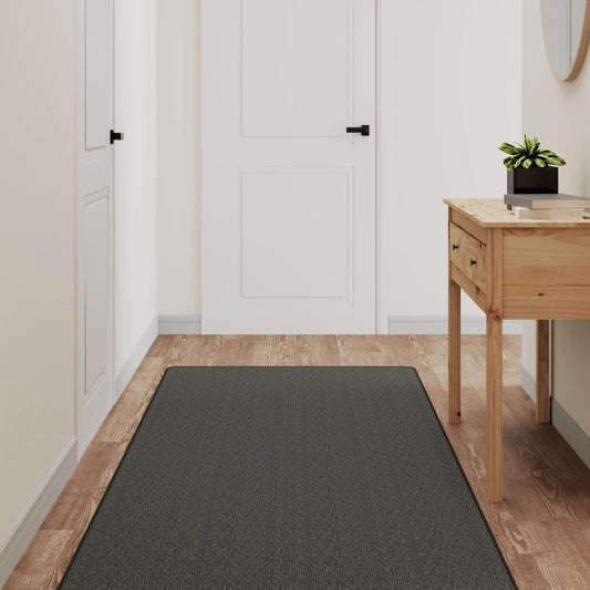 Carpet Runner Sisal Look Anthracite 80x200 cm