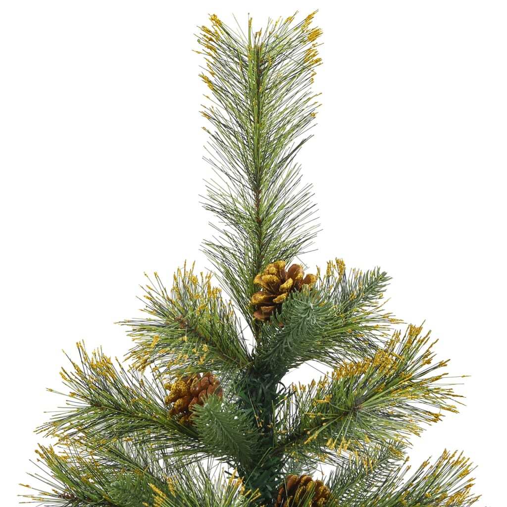 Artificial Hinged Christmas Tree with Cones 150 cm