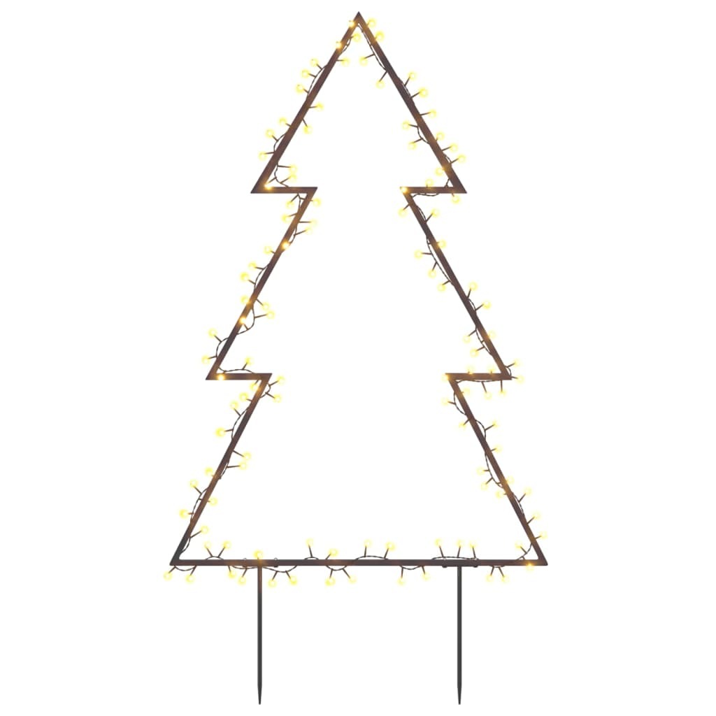 Christmas Light Decoration with Spikes Tree 115 LEDs 90 cm