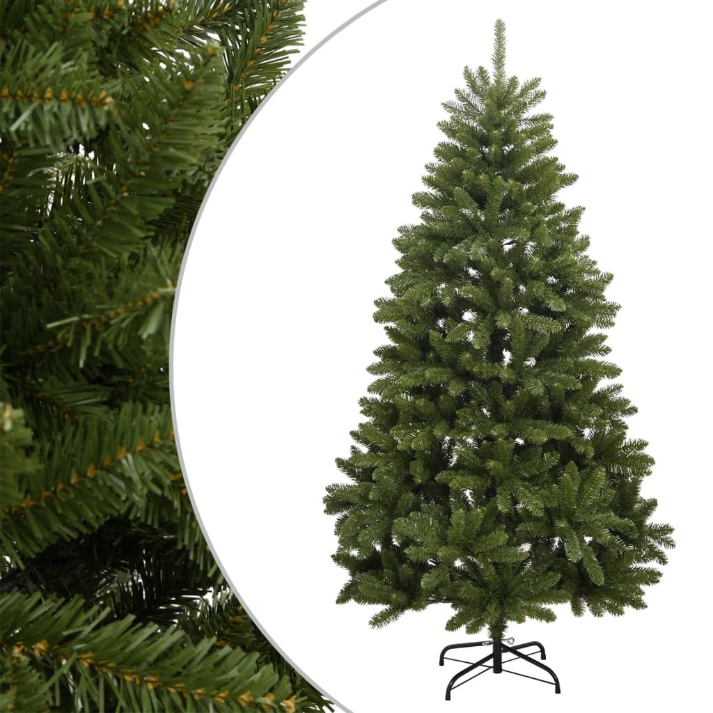 Artificial Hinged Christmas Tree with Stand Green 240 cm