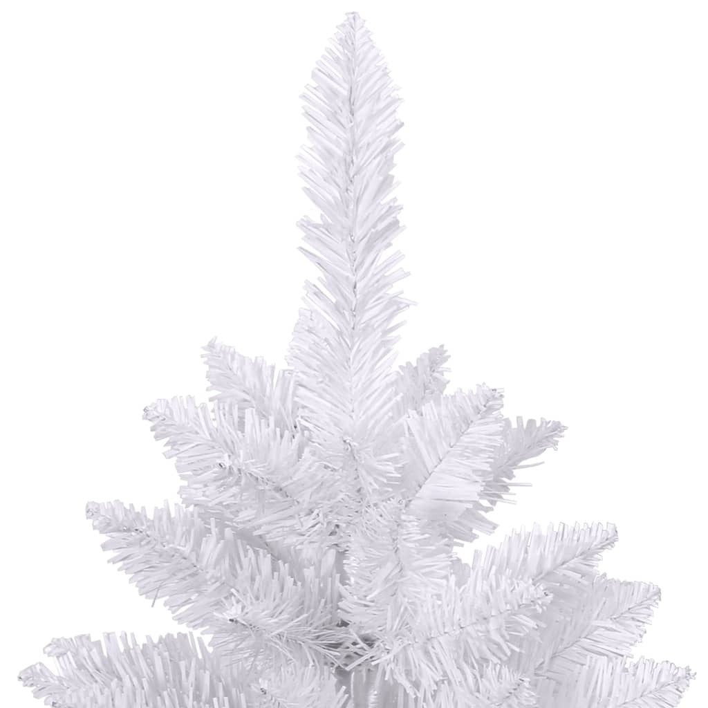 Artificial Hinged Christmas Tree with Stand White 120 cm
