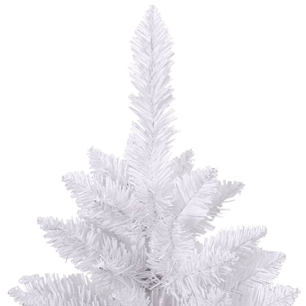 Artificial Hinged Christmas Tree with Stand White 300 cm