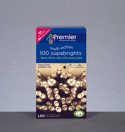 100 LED Multi Action Supabrights With Timer