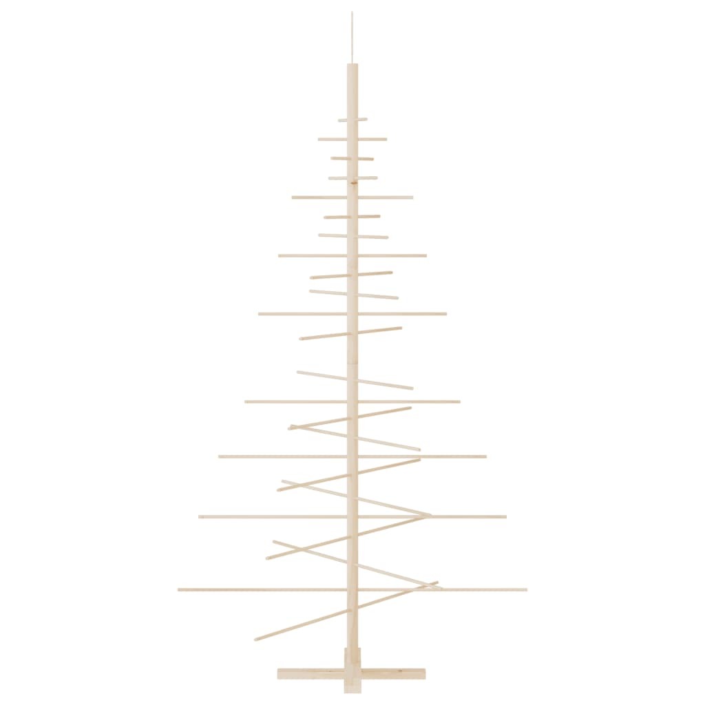 Wooden Christmas Tree for Decoration 180 cm Solid Wood Pine