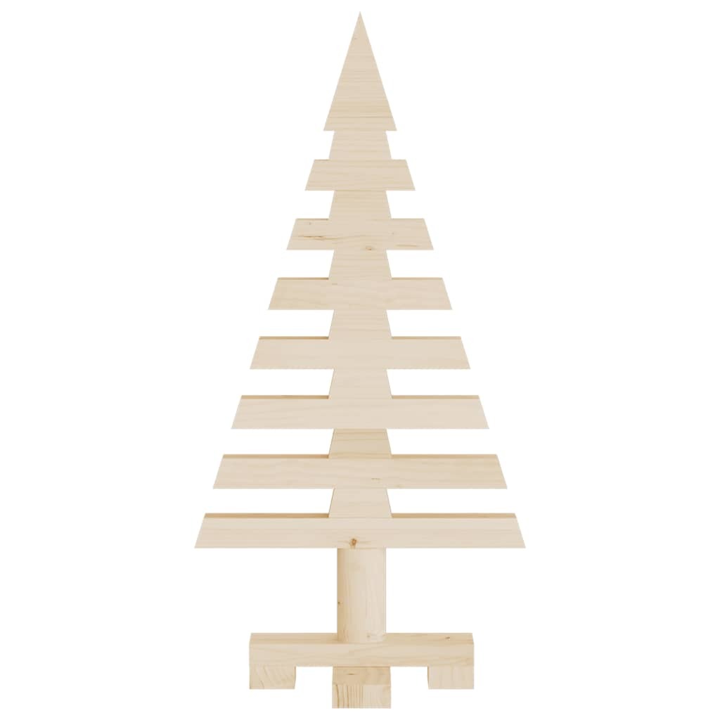 Wooden Christmas Tree for Decoration 60 cm Solid Wood Pine