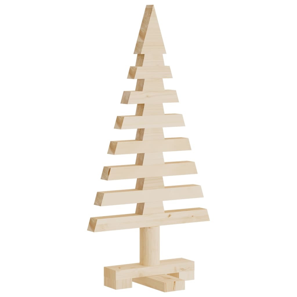 Wooden Christmas Tree for Decoration 60 cm Solid Wood Pine