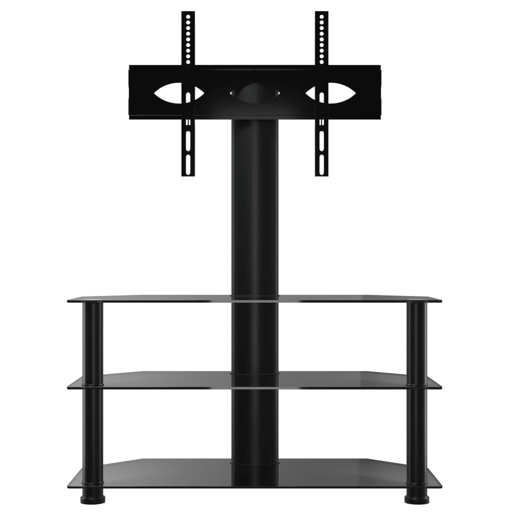 Corner TV Stand 3-Tiers for 32-70 Inch Black