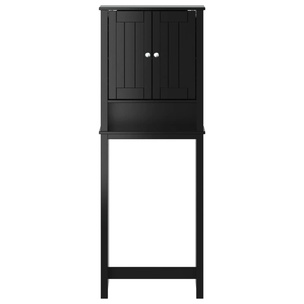 Over-the-Toilet Storage BERG Black 60x27x164.5 cm Solid Wood