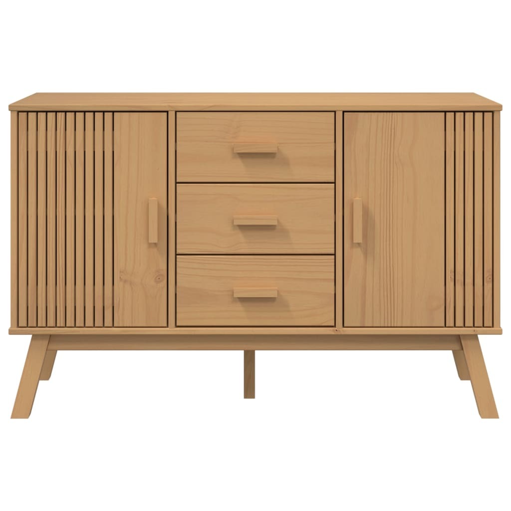 Sideboard OLDEN Brown 114x43x73.5cm Solid Wood Pine