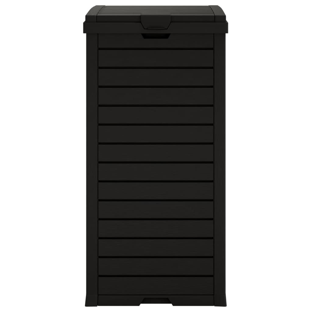 Outdoor Garbage Bin Black 41x41x86 cm Polypropylene