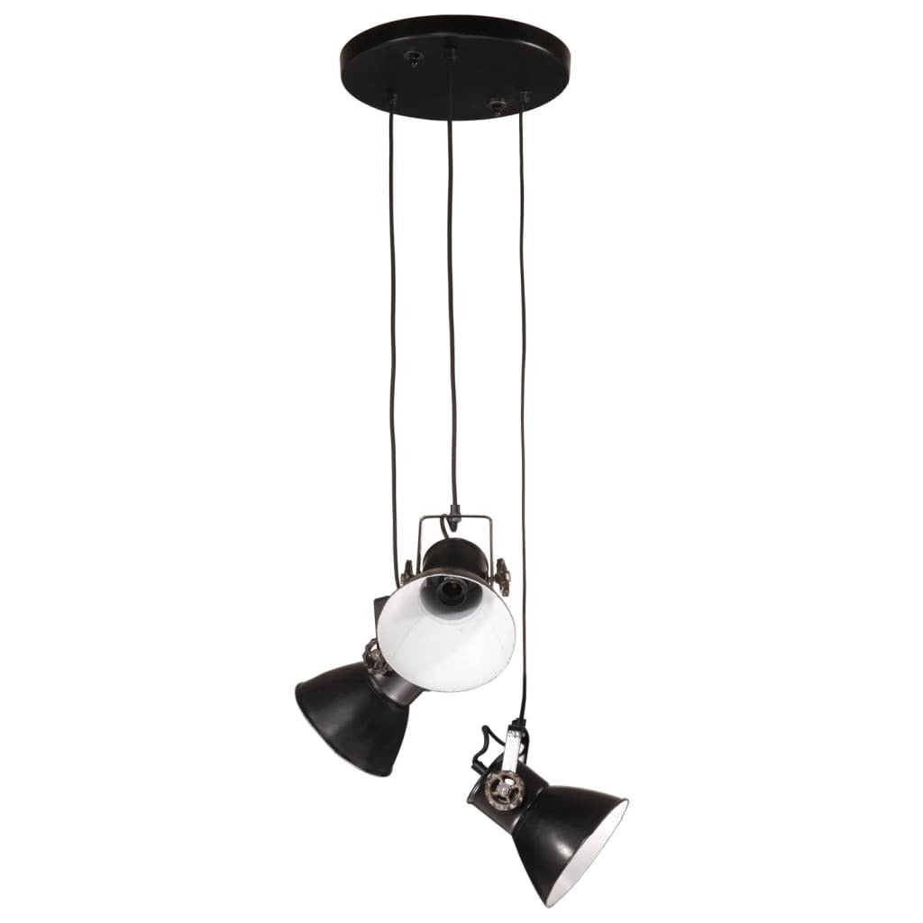 Hanging Lamp 25 W Black 30x30x100 cm E27