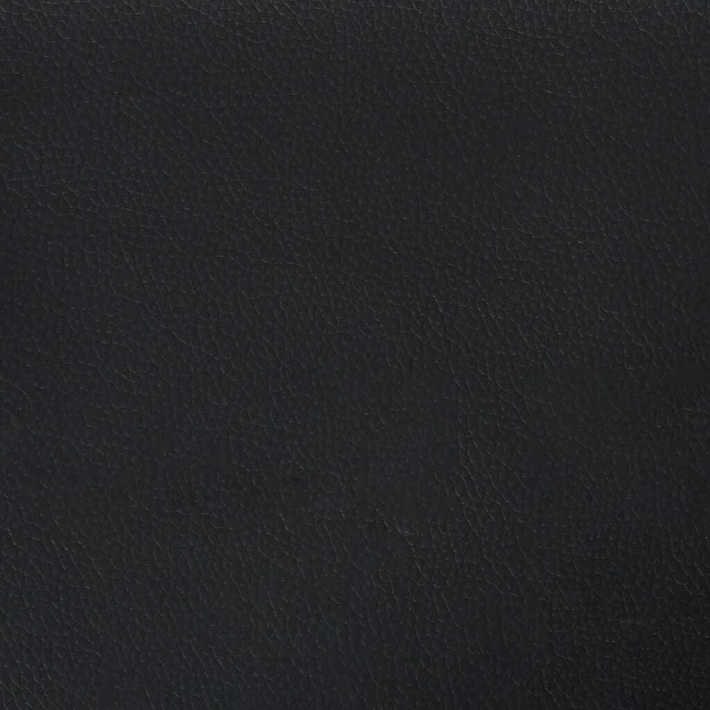 Headboard Cushion Black 135 cm Faux Leather