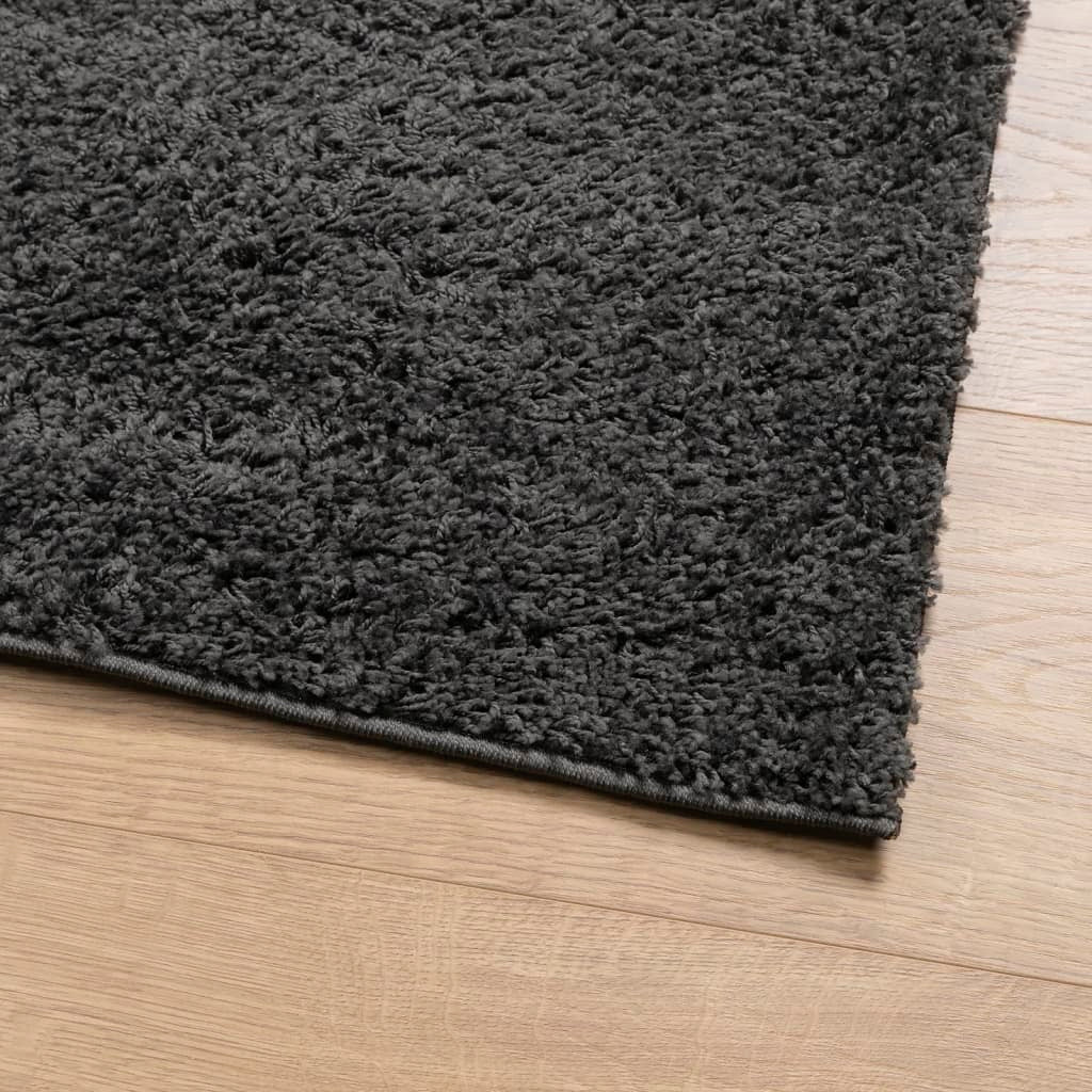 Shaggy Rug PAMPLONA High Pile Modern Anthracite 120x170 cm