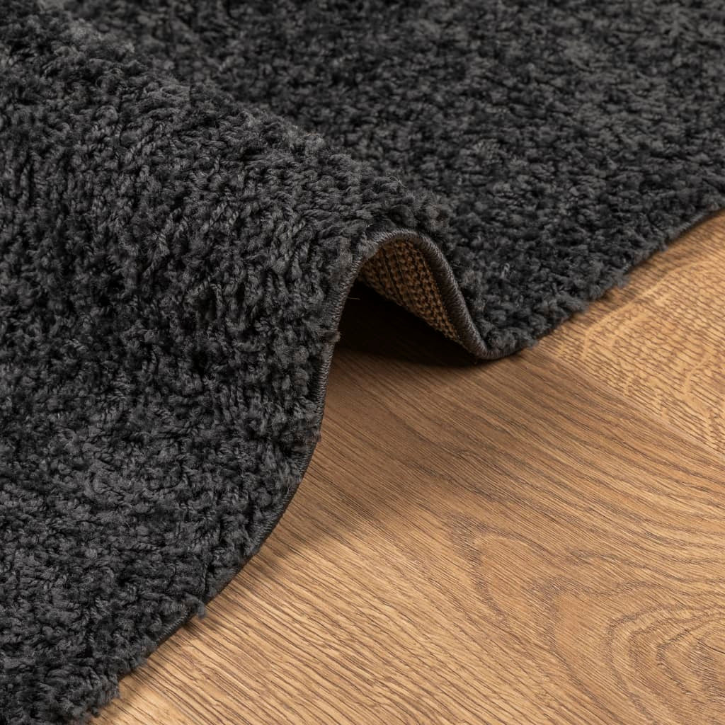 Shaggy Rug PAMPLONA High Pile Modern Anthracite 240x340 cm