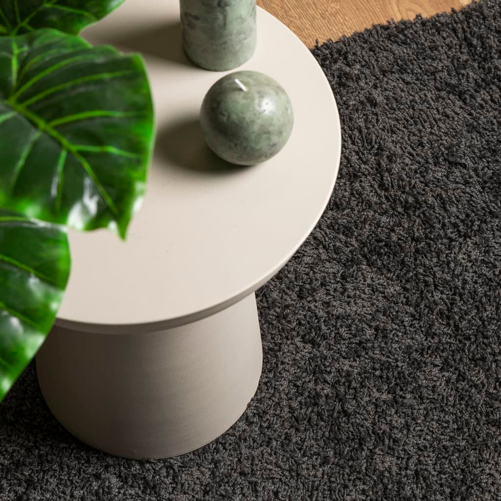 Shaggy Rug PAMPLONA High Pile Modern Anthracite 240x340 cm