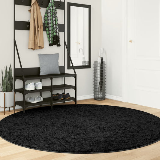 Rug OVIEDO Short Pile Black  200 cm