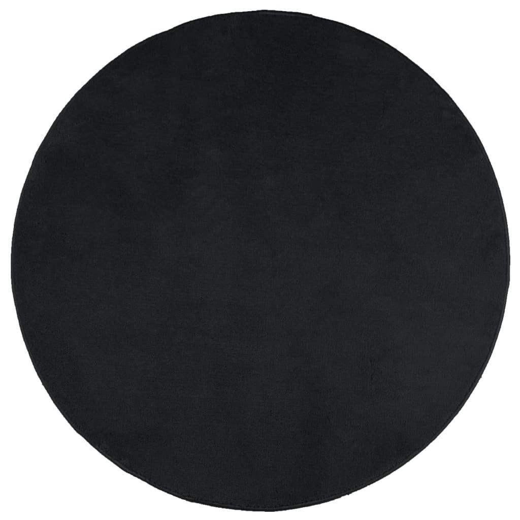 Rug OVIEDO Short Pile Black  200 cm