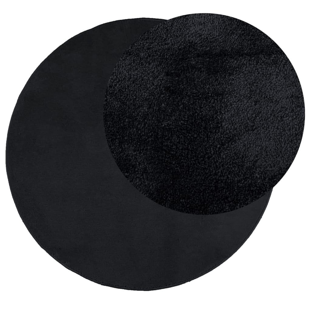 Rug OVIEDO Short Pile Black  200 cm