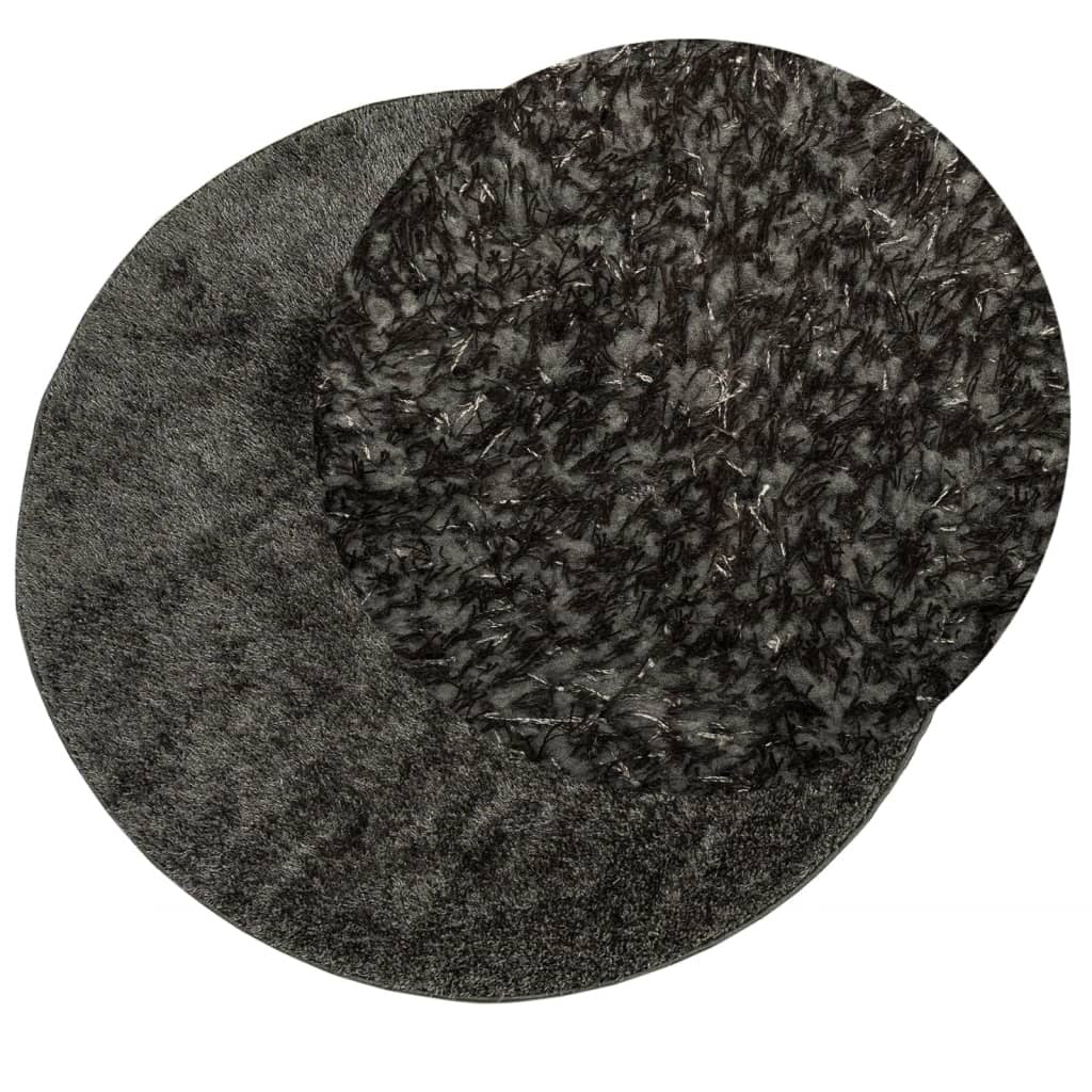 Rug ISTAN High Pile Shiny Look Anthracite  100 cm