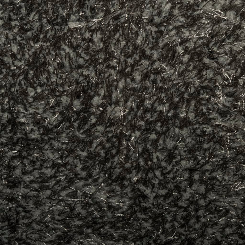 Rug ISTAN High Pile Shiny Look Anthracite  100 cm