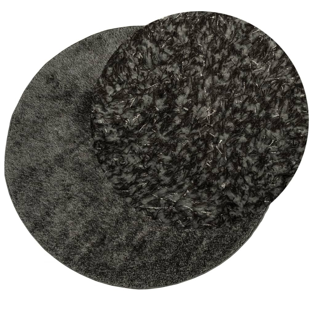 Rug ISTAN High Pile Shiny Look Anthracite  120 cm