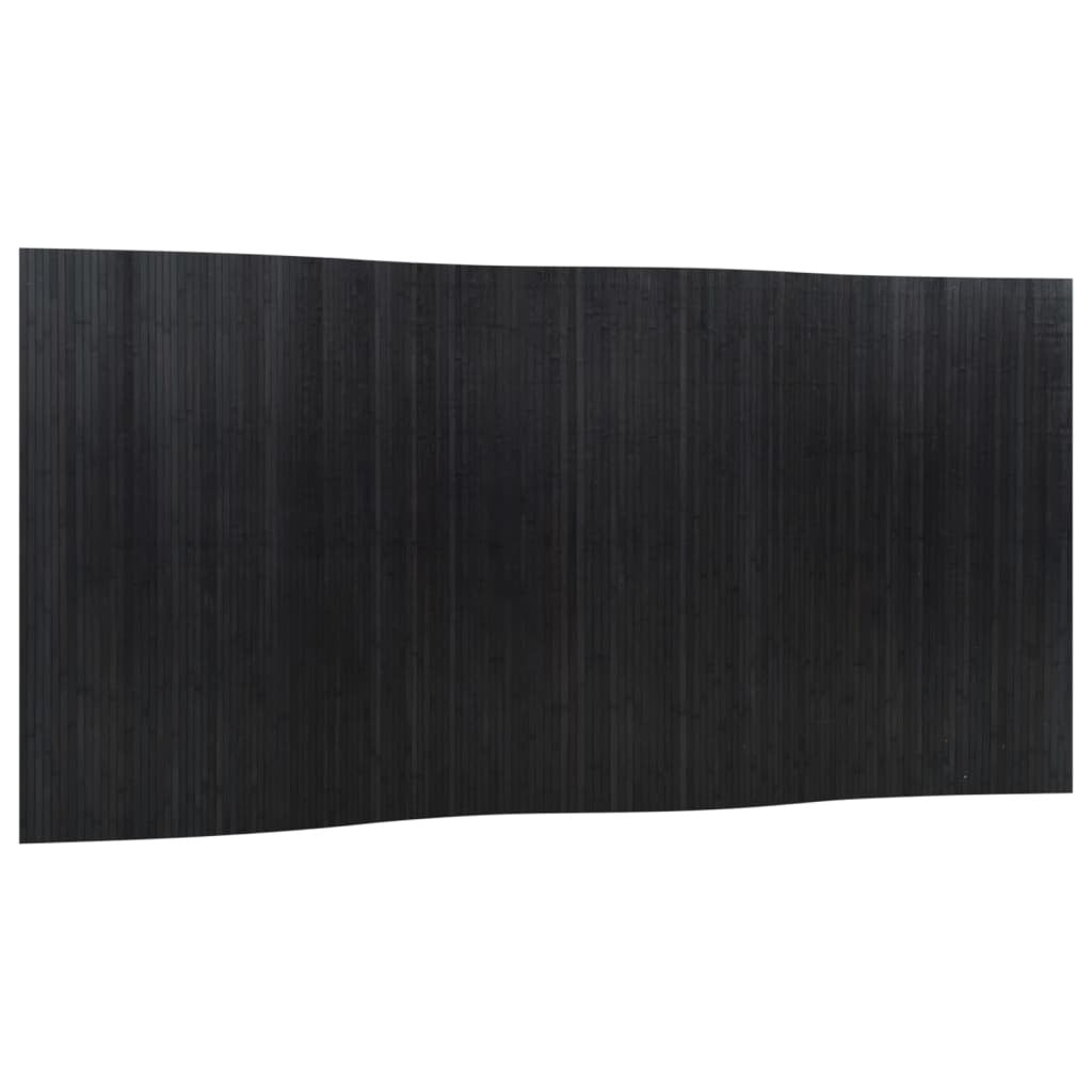 Room Divider?Black 165x400 cm?Bamboo