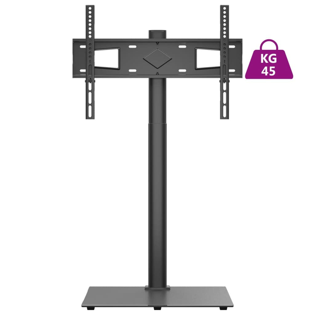 Corner TV Stand 1-Tier for 32-65 Inch Black