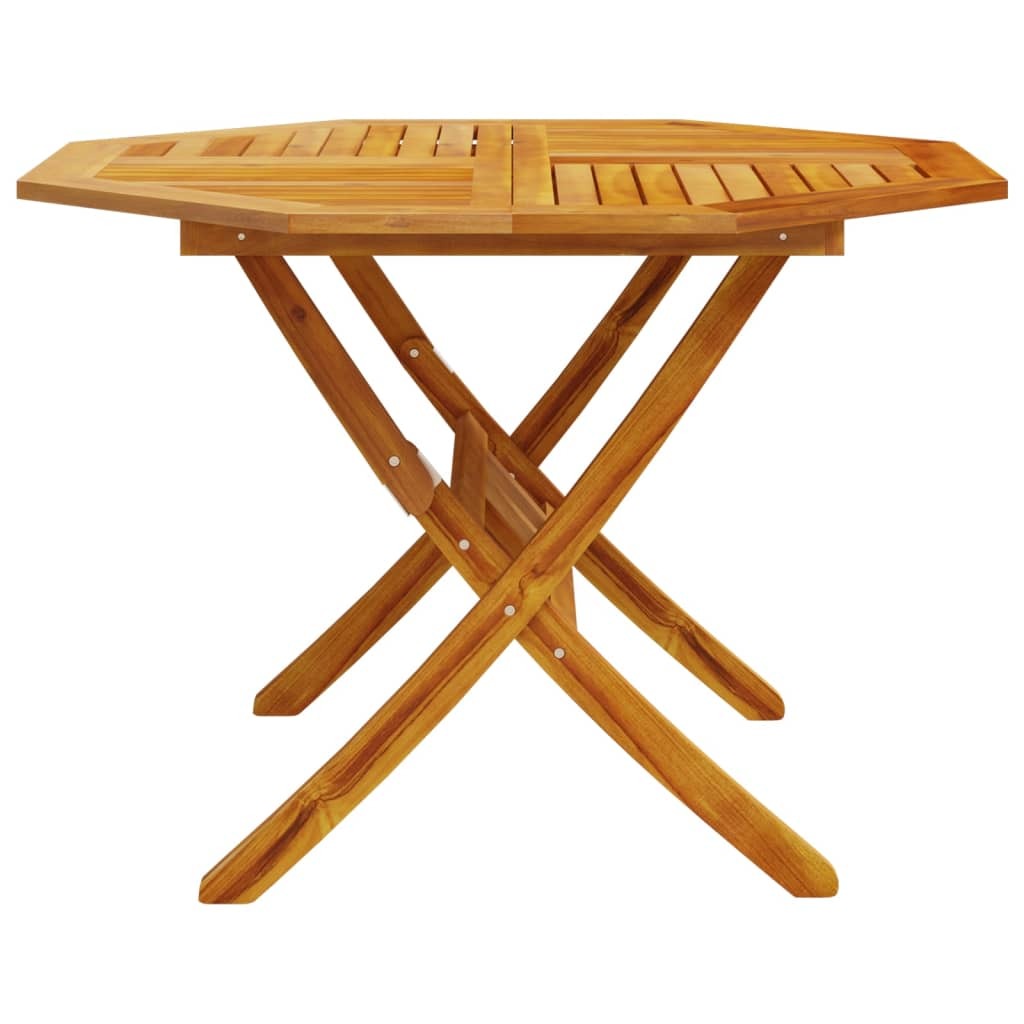 Folding Garden Table 110x75 cm Solid Wood Acacia