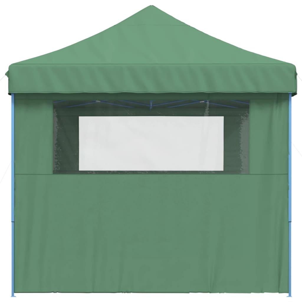 Foldable Party Tent Pop-Up with 3 Sidewalls Green