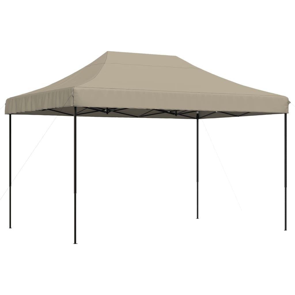 Foldable Party Tent Pop-Up Taupe 410x279x315 cm