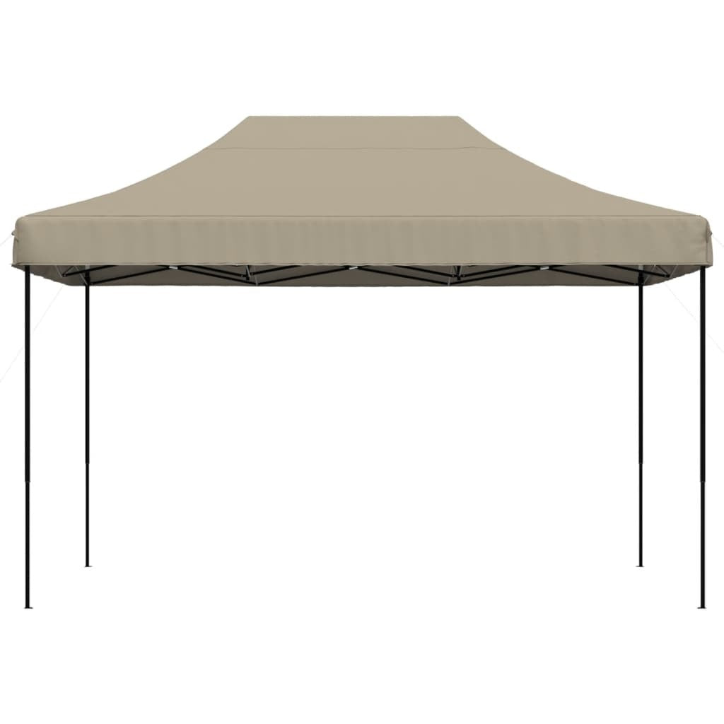 Foldable Party Tent Pop-Up Taupe 410x279x315 cm