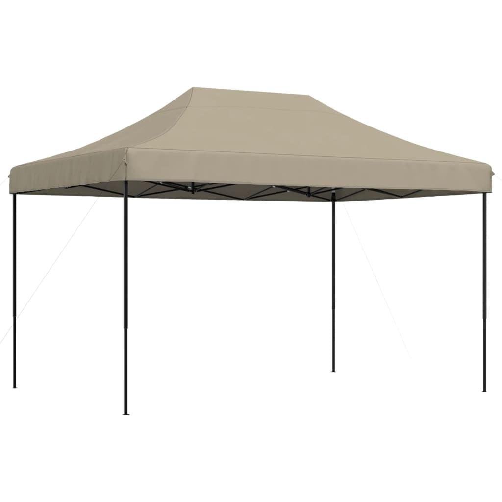 Foldable Party Tent Pop-Up Taupe 410x279x315 cm