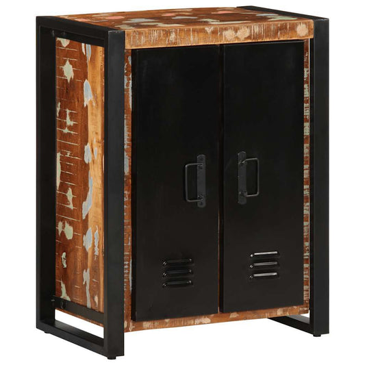 Sideboard Multicolour 55x35x70 cm Solid Wood Reclaimed