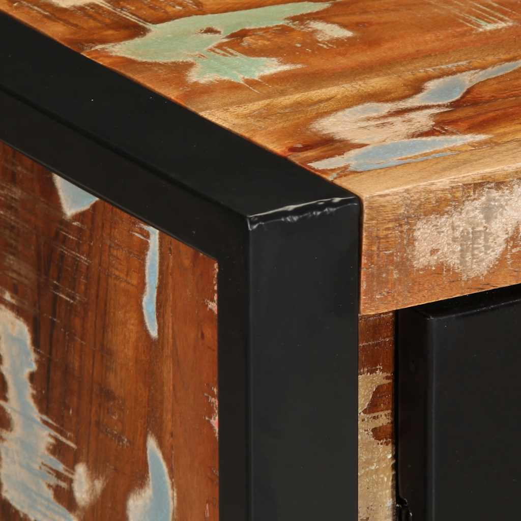 Sideboard Multicolour 55x35x70 cm Solid Wood Reclaimed