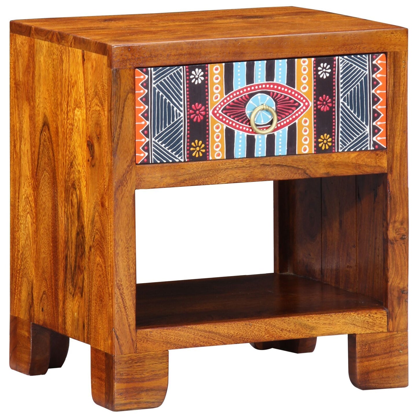 Sideboard Multicolour 40 x 35 x 45 cm Solid acacia wood