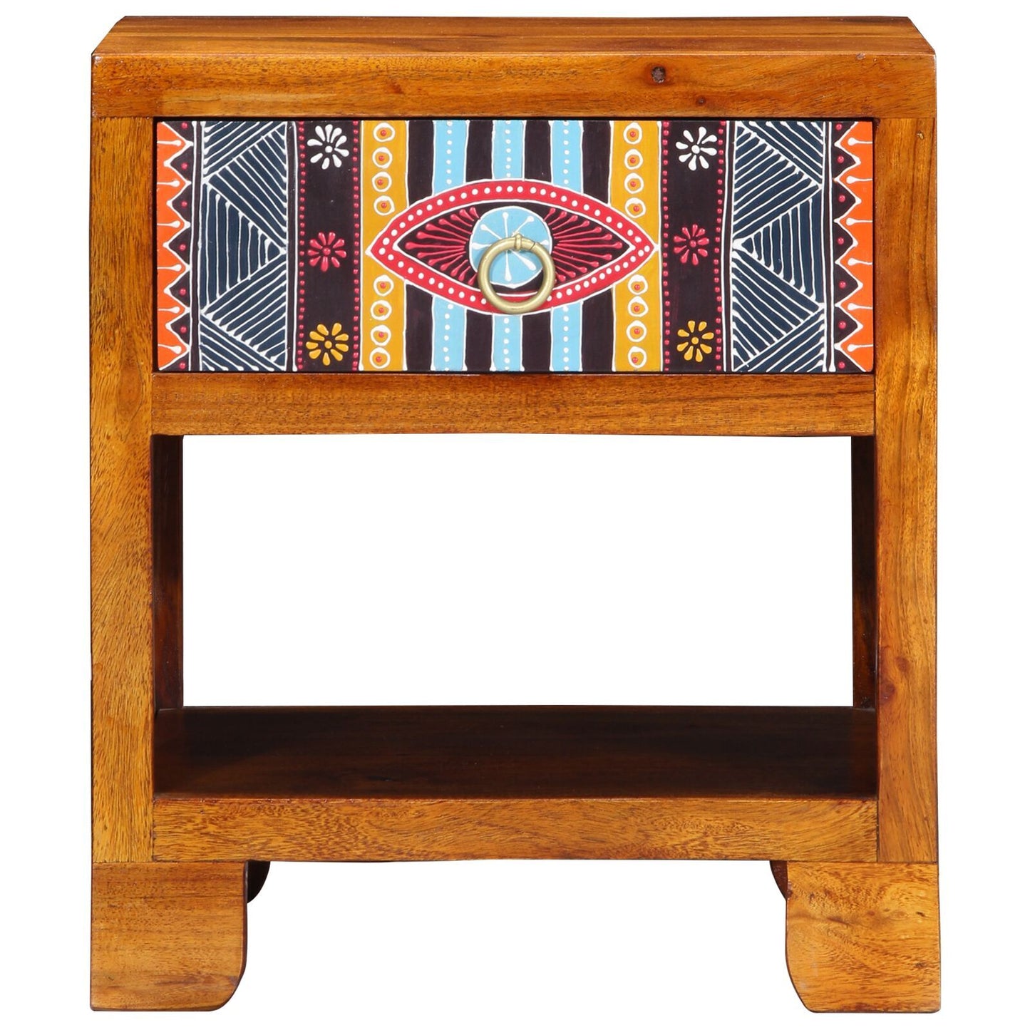 Sideboard Multicolour 40 x 35 x 45 cm Solid acacia wood